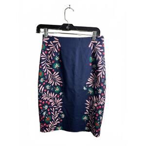 Boden Floral Print A-Line Skirt - Elegant & Stylish 2 Petite